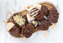 Stecco gelato mandorla e cioccolato