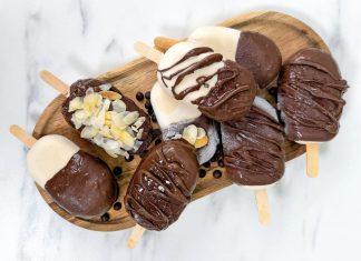 Stecco gelato mandorla e cioccolato