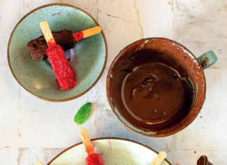 Ciocco-chia ai lamponi