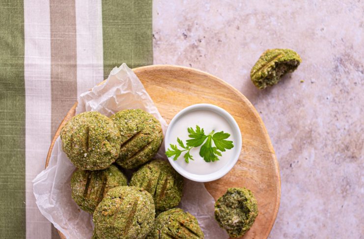 Falafel di ceci alle erbette