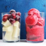 Gelato di ciliegie e cocco al miele