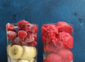 Nana ice cream lamponi e banana