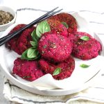 Burger di barbabietole e patate