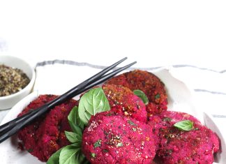 Burger di barbabietole e patate