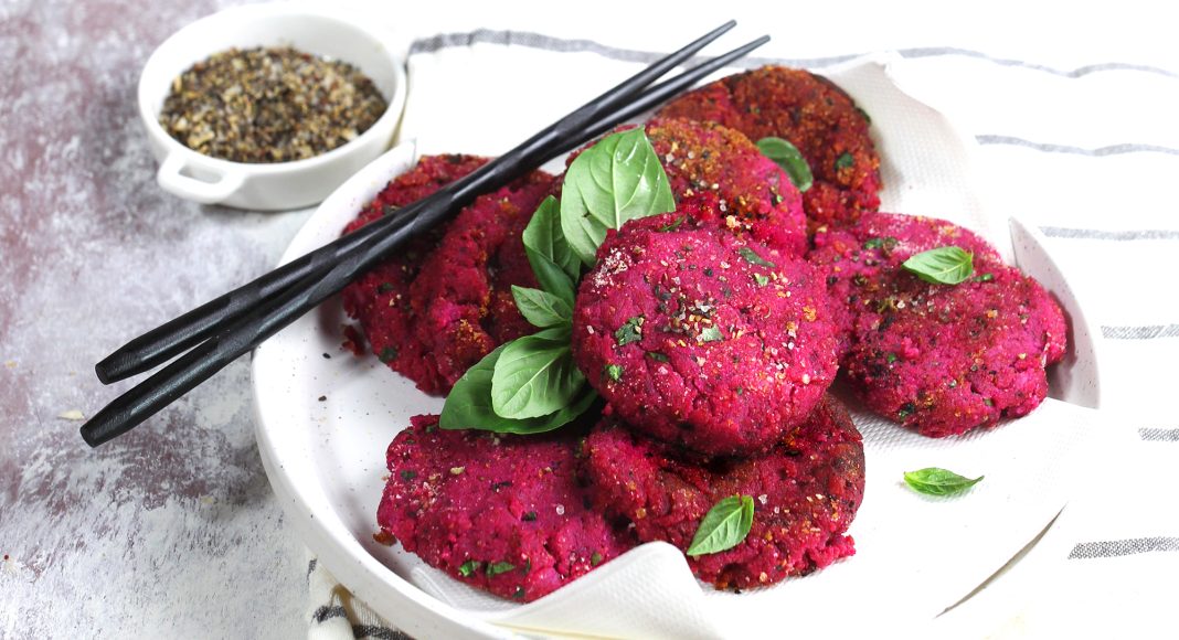 Burger di barbabietole e patate