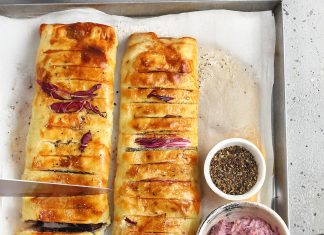 Strudel radicchio e gorgonzola