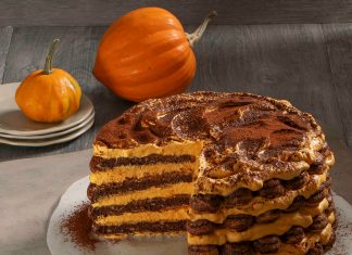 Tiramisù tondo alla zucca