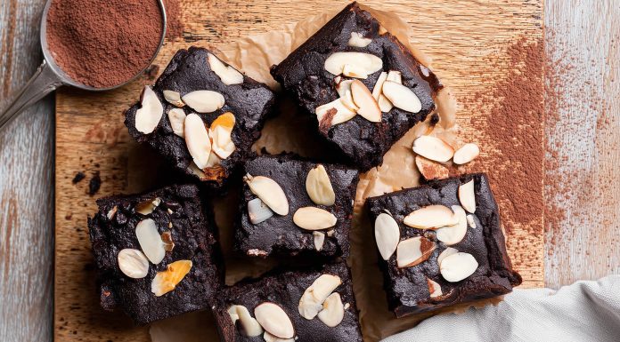 Brownies veg di fagioli e cioccolato