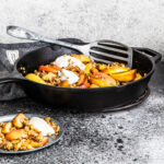 Campfire apple crisp
