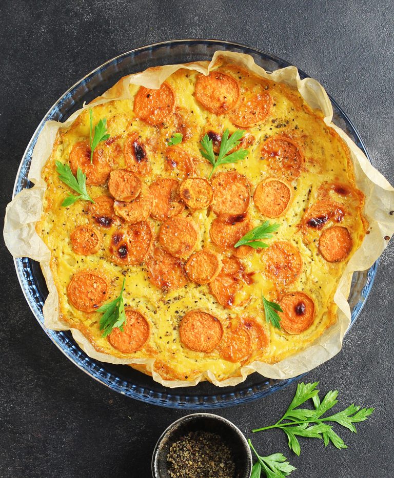 farinata-patate-dolci Farinata con patate dolci e salsa al prezzemolo