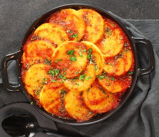 Gnocchi di polenta alla romana in salsa al pomodoro
