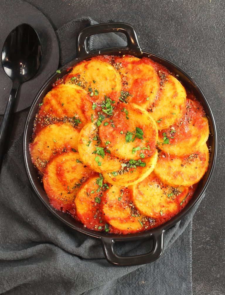 gnocchi-romana-salsa-pomodoro Gnocchi di polenta alla romana in salsa al pomodoro