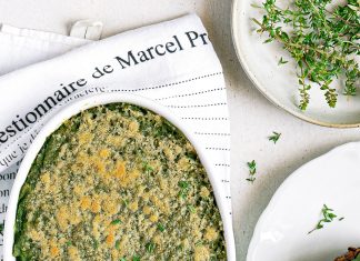 Sformato di lenticchie, patate e cavolo nero