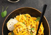 Spaghetti cremosi zucca e salvia