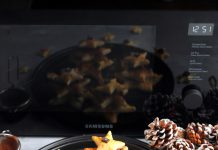 Alberi di sfoglia con gocce di cioccolato