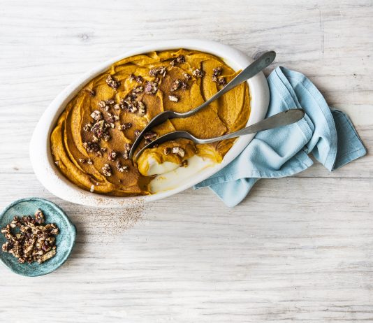 dessert alla zucca e cioccolato bianco