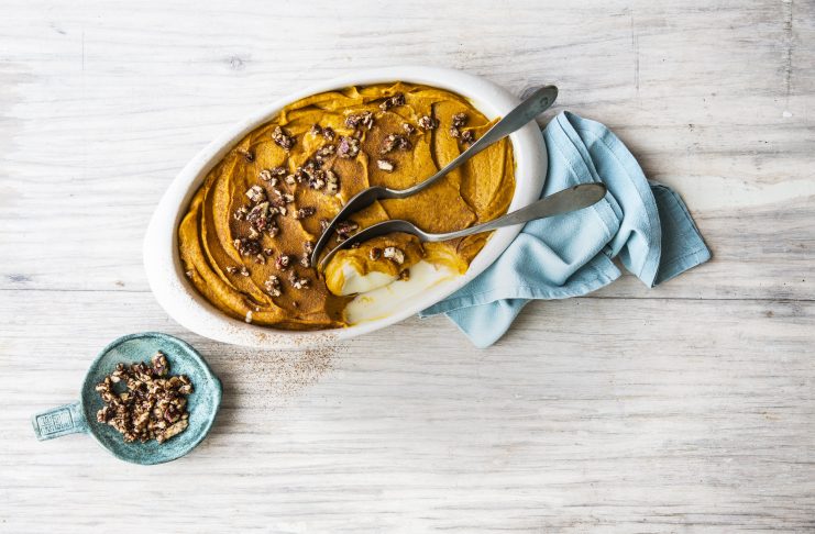 dessert alla zucca e cioccolato bianco