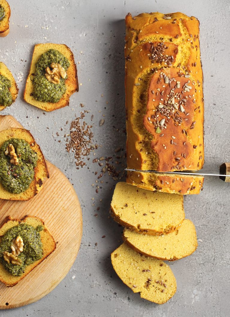 Pane di ceci ai semi