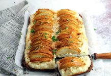 Torta cremosa di mele, ricotta e yogurt