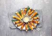 cannoli di patate alla crema di formaggi