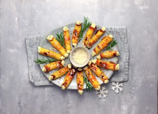 cannoli di patate alla crema di formaggi