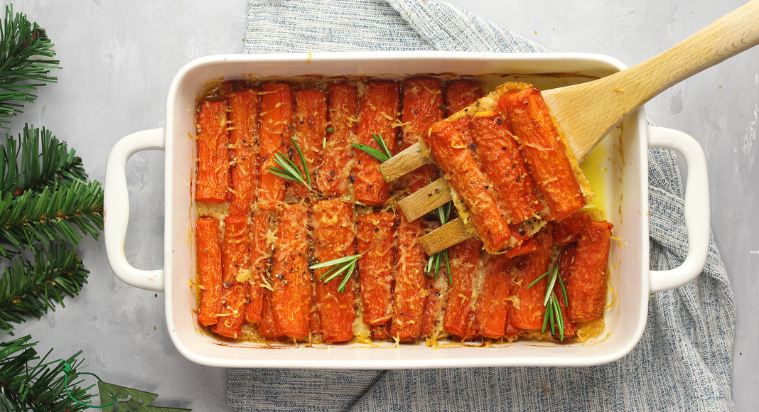 Carote arrosto al parmigiano