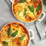 Gratin di cipolle alla salvia