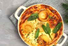 Gratin di cipolle alla salvia