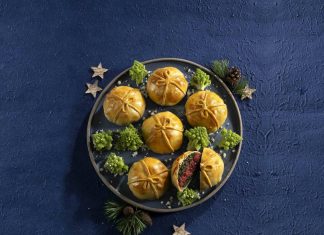 Mini wellington vegetariani