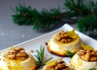 Ricottine al forno con miele al limone