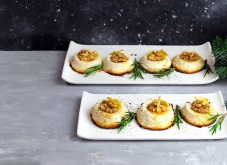 Ricottine al forno con miele al limone