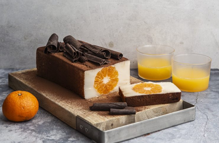 Budino clementine e cioccolato