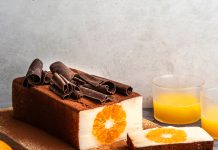 Budino clementine e cioccolato