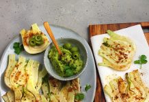 Finocchi dorati con tapenade alle olive verdi