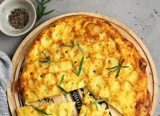 Focaccia di cavolfiore e ricotta