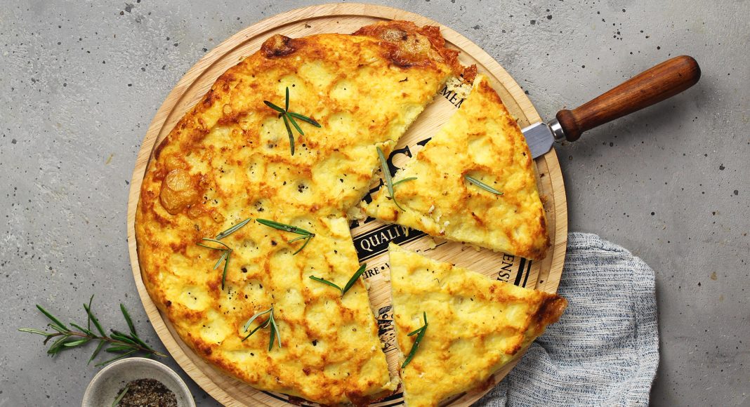 Focaccia di cavolfiore e ricotta