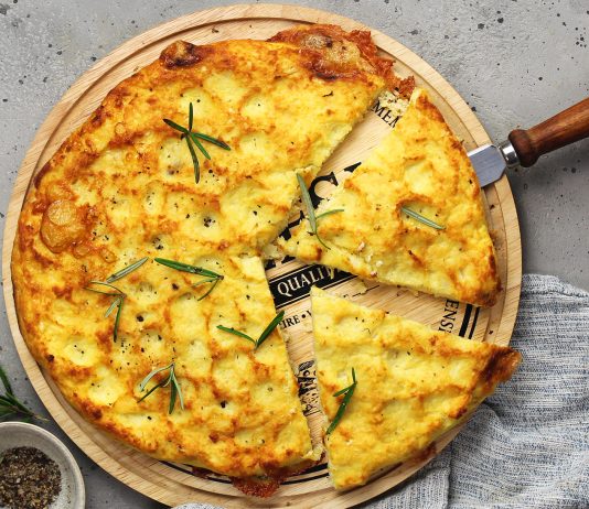 Focaccia di cavolfiore e ricotta