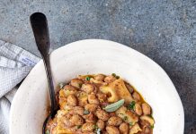 Pasta e fagioli cremosa con maltagliati all’uovo