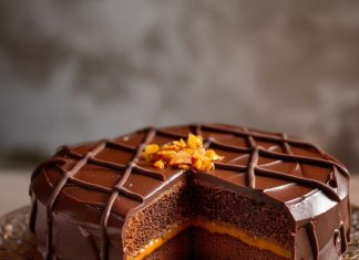 Torta Sacher, olio e mandorle