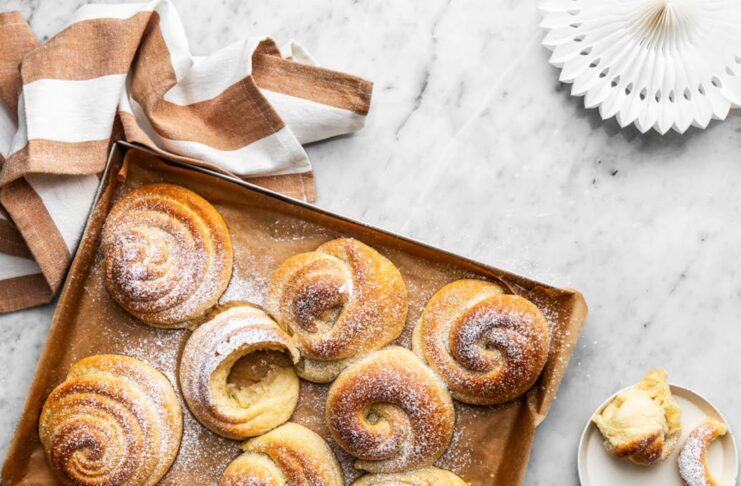 Chiacchiere-girelle al forno