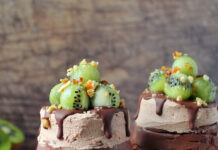 Tortini di brownie e doppia mousse al cioccolato