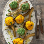 Carciofi al forno e fritti al doppio ripieno speziato