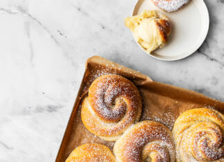 Chiacchiere-girelle al forno
