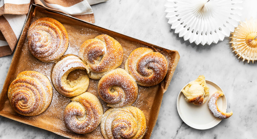 Chiacchiere-girelle al forno