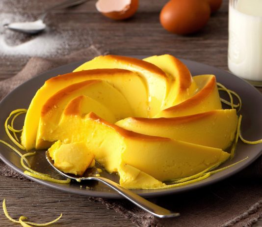 Dolce fiordilatte con vaniglia e zafferano