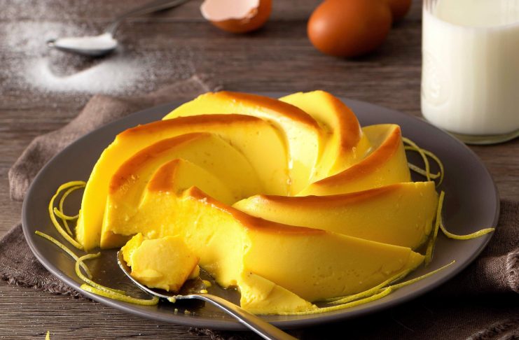 Dolce fiordilatte con vaniglia e zafferano