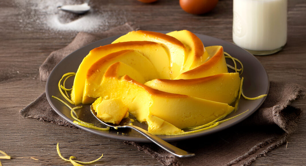 Dolce fiordilatte con vaniglia e zafferano