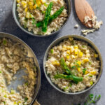 Risotto mela e asparagi