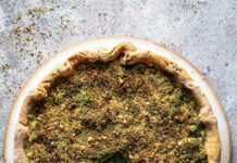 Sbrisolona salata di farro e broccoli