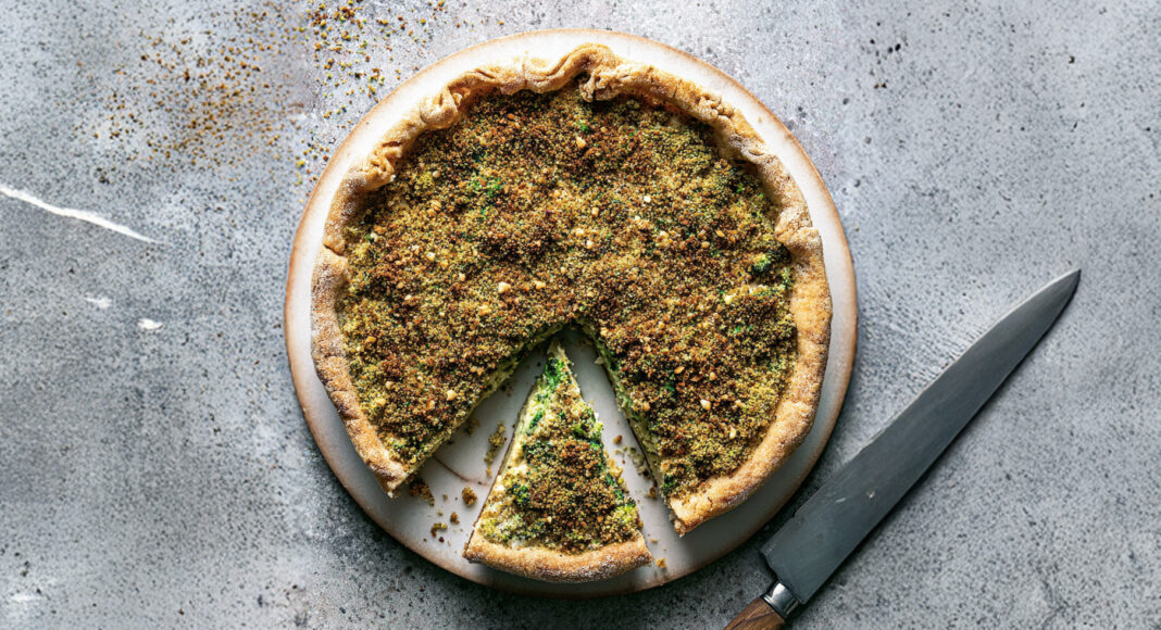 Sbrisolona salata di farro e broccoli